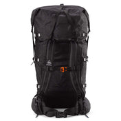 Back view of Hyperlite Mountain Gear's Porter 70 Pack in Black