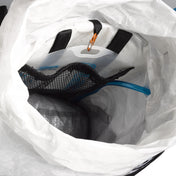 Interior view of Hyperlite Mountain Gear's Windrider 70 Pack's internal mesh sleeve